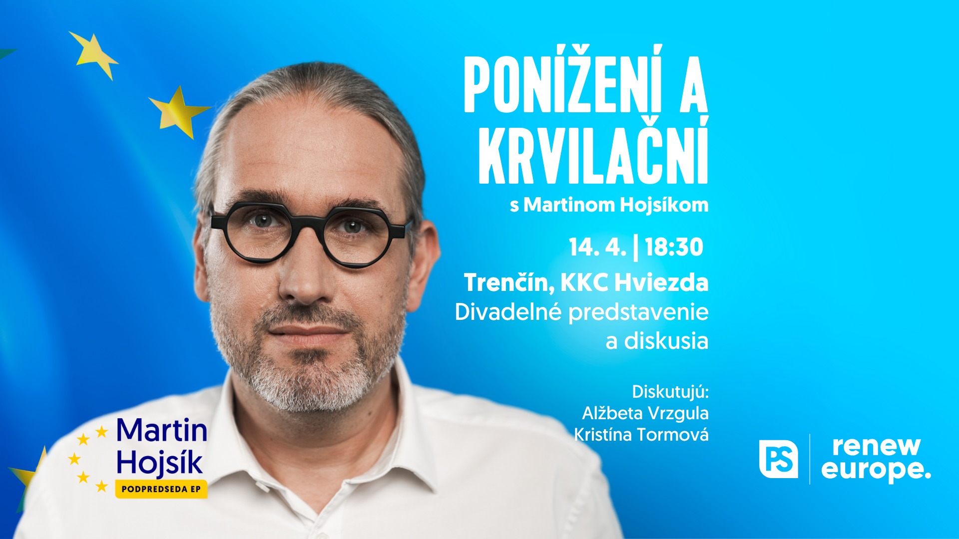 Ponížení a krvilační s Martinom Hojsíkom | Diskusia a divadlo