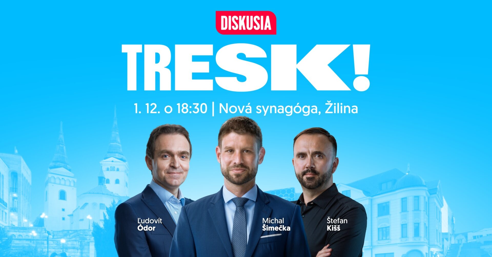 Diskusia o Veľkom TRESKu v Žiline