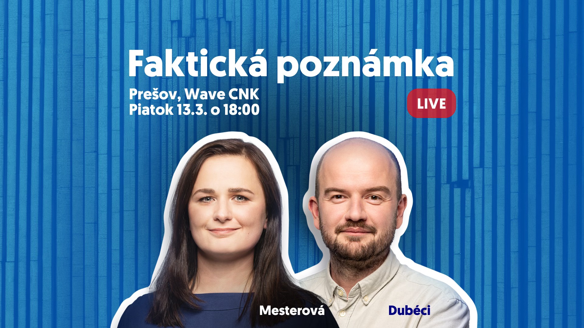 Faktická poznámka LIVE