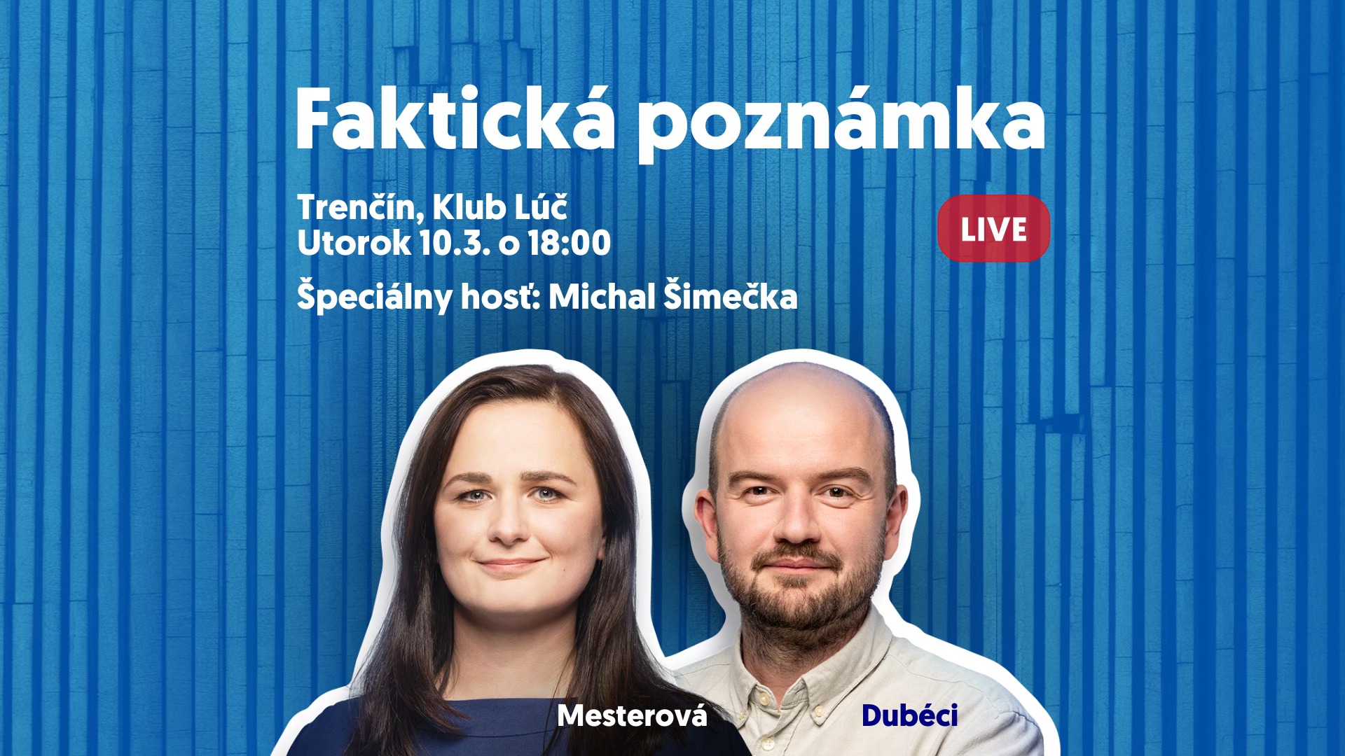 Faktická poznámka LIVE