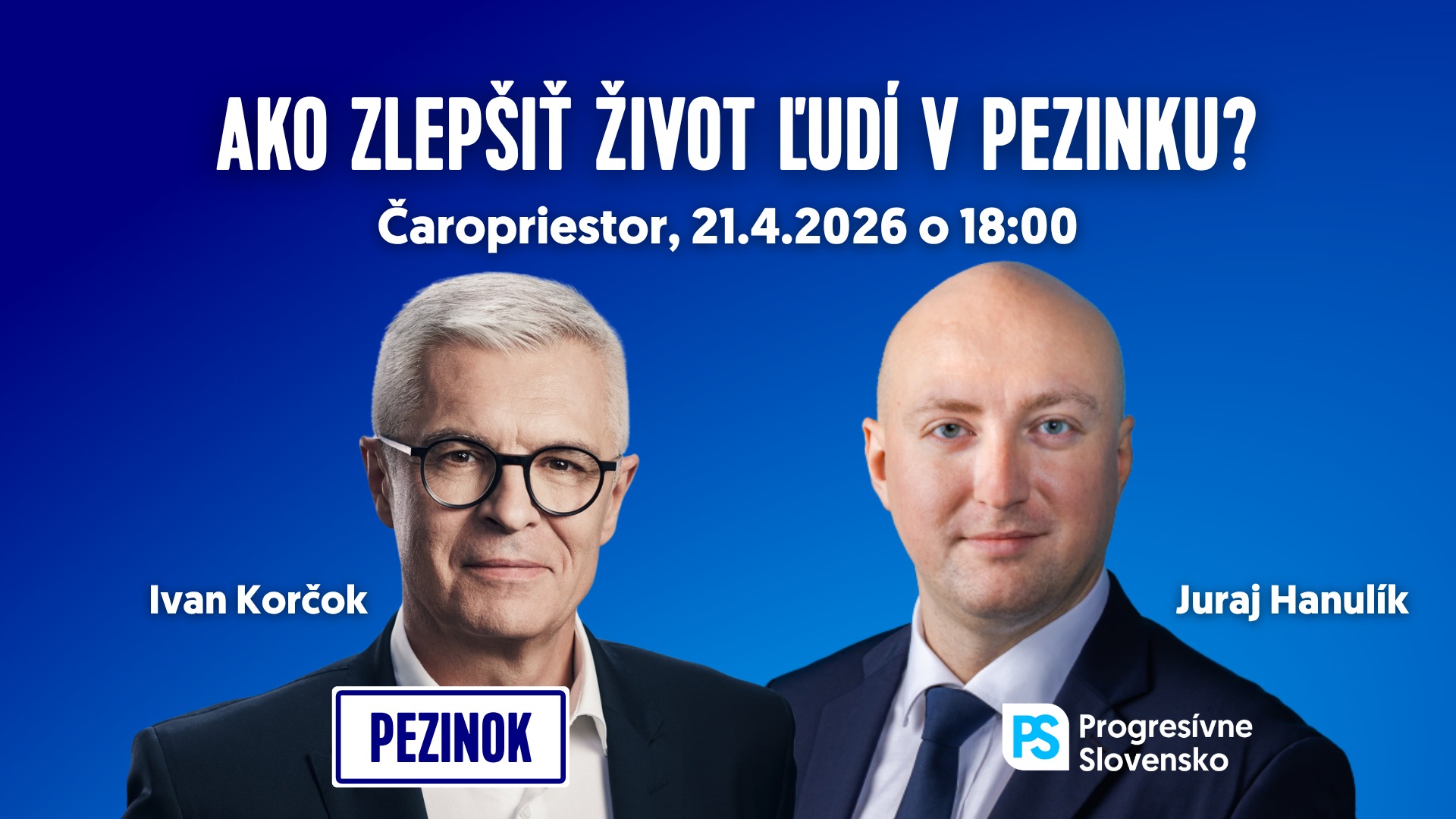 Ako zlepšiť život ľudí v Pezinku?