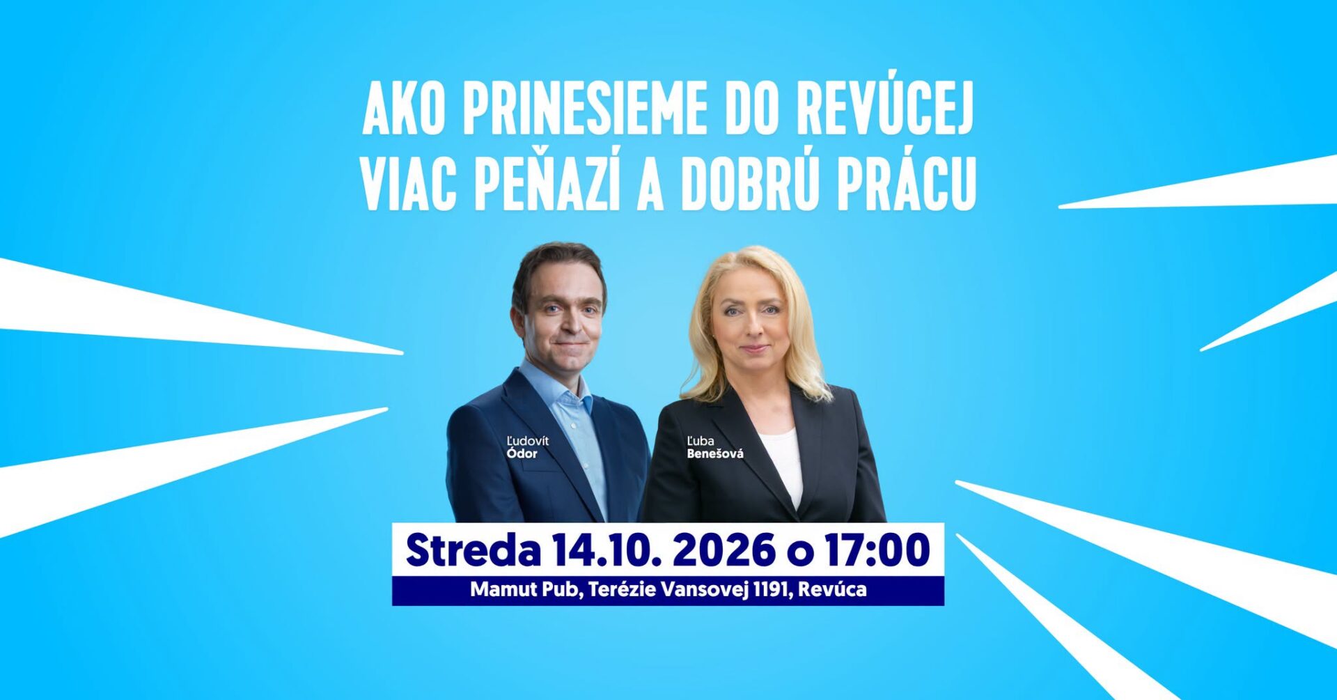 Ako prinesieme do Revúcej viac peňazí a dobrú prácu