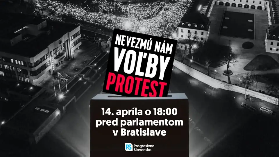 Nevezmú nám voľby | protest pred parlamentom